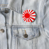 Japan Rising Sun Flag Ronde Button 5,7 Cm (In situ)