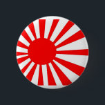 Japan Rising Sun Flag Ronde Button 5,7 Cm<br><div class="desc">Markering voor verschillende objecten.</div>
