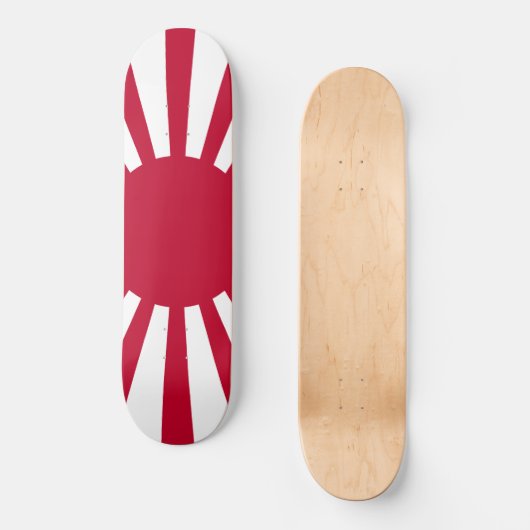 Japan Rising Sun Flag Skateboard (Voorkant)