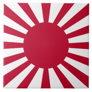 Japan Rising Sun Flag Tegeltje