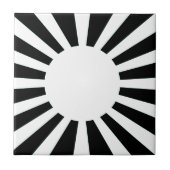 Japan Rising Sun Flag Tegeltje (Voorkant)