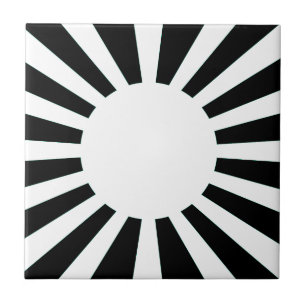 Japan Rising Sun Flag Tegeltje