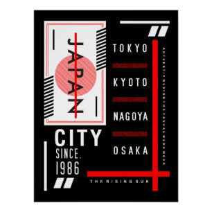 Japan Rising: Urban Legacy en tijdloze stijl Perfect Poster