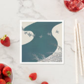 japan rivierlandschap traditionele  vogels na servet (Insitu)