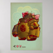 japan robot poster (Voorkant)