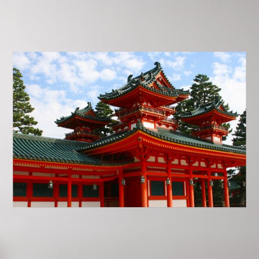 japan rode shrine poster (Voorkant)