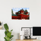 japan rode shrine poster (Thuiskantoor)