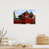 japan rode shrine poster (Keuken)