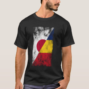 Japan Roemenië Vlaggen - Japans Roemeens T-shirt