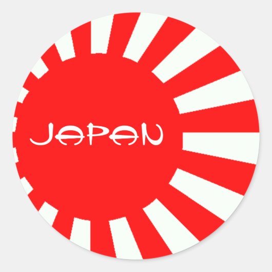 JAPAN RONDE STICKER (Voorkant)