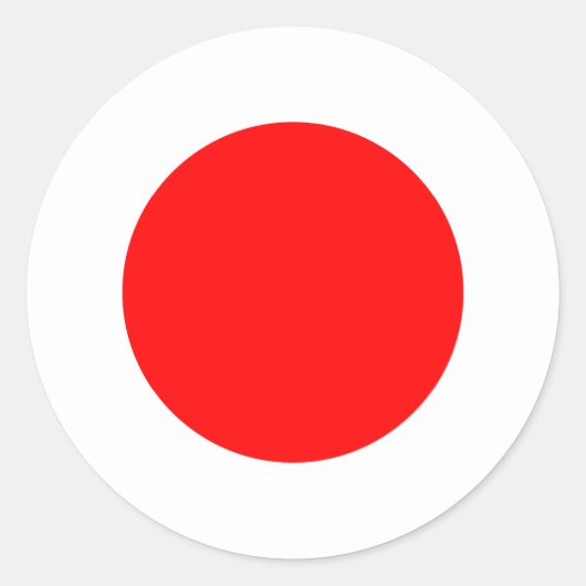 Japan Ronde Sticker (Voorkant)