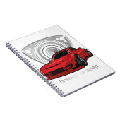 Japan Rotary Mazda RX7 BRAAP Notitieboek (Rechterzijde)