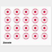 Japan Round Emblem Ronde Sticker (Vel)