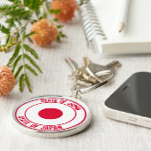 Japan Round Emblem Sleutelhanger (Zijkant)