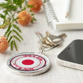 Japan Round Emblem Sleutelhanger (Zijkant)