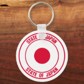 Japan Round Emblem Sleutelhanger (Voorkant)