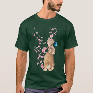 Japan Sakura Cherry Blossom Rabbit Japans T-shirt