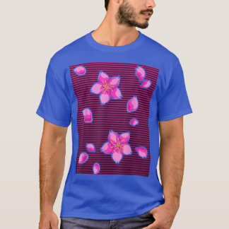 Japan Sakura Flower Blossom 80 s Vaporwave Cherry  T-shirt