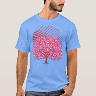 Japan Sakura Retro Cherry Blossom T-shirt