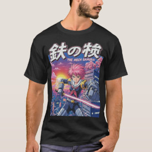 Japan Samurai Animae Japanimae Manga Krijger T-shirt
