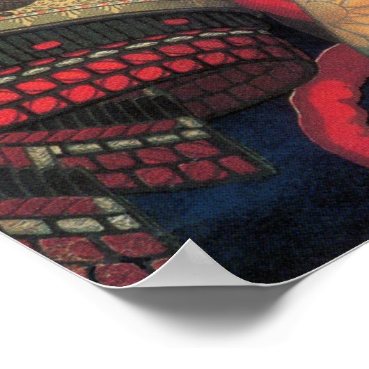 JAPAN SAMURAI BEER ADVERTISEMENT c. 1910 Poster (Hoek)