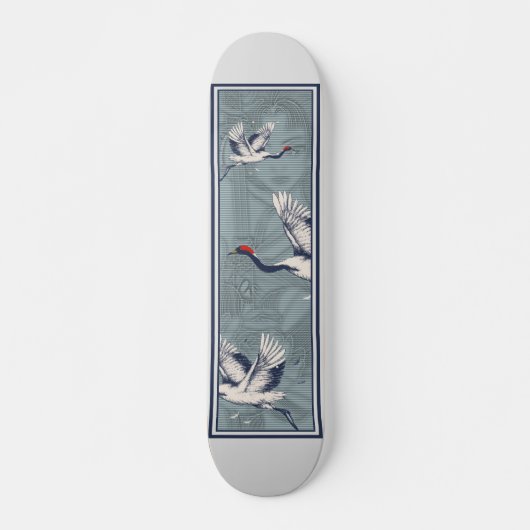 Japan Samurai Geisha Skateboard Design (Voorkant)