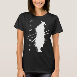 Japan samurai krijger katana zwaardgevecht met str t-shirt