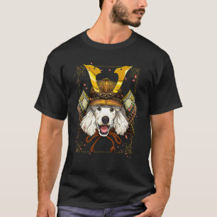 Japan Samurai Poodle Dog Pet Japanse Warrior Bus T-shirt