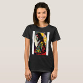 Japan Samurai Retro Sword Warrior Japans T-shirt (Voorkant volledig)
