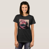 Japan Samurai Retro Sword Warrior Japans T-shirt (Voorkant volledig)
