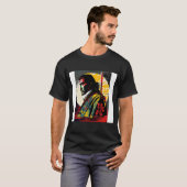 Japan Samurai Retro Sword Warrior Japans T-shirt (Voorkant volledig)