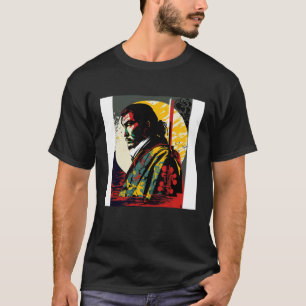 Japan Samurai Retro Vintage Zwaard Krijger Japans T-shirt