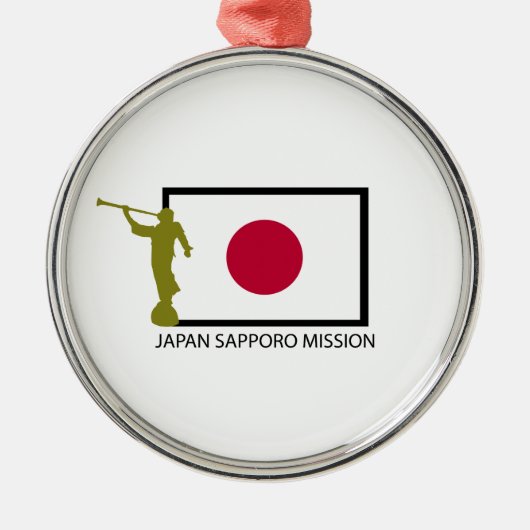 JAPAN SAPPORO MISSIE LDS CTR METALEN ORNAMENT (Voorkant)