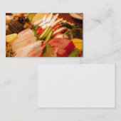 Japan Sashimi-Visitekaartje Visitekaartje (Voorkant / Achterkant)