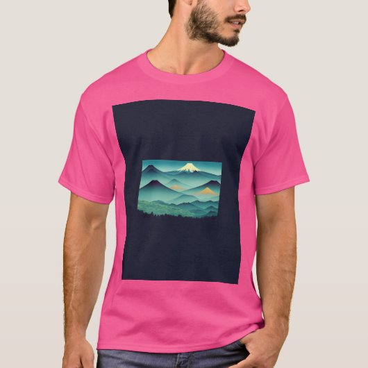 Japan Scapes 4 Graphic T-shirt (Voorkant)