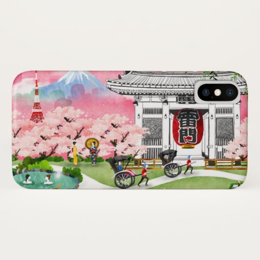 Japan Scene Case-Mate iPhone Case (Achterkant (horizontaal))