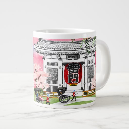 Japan Scene Grote Koffiekop (Voorkant rechts)