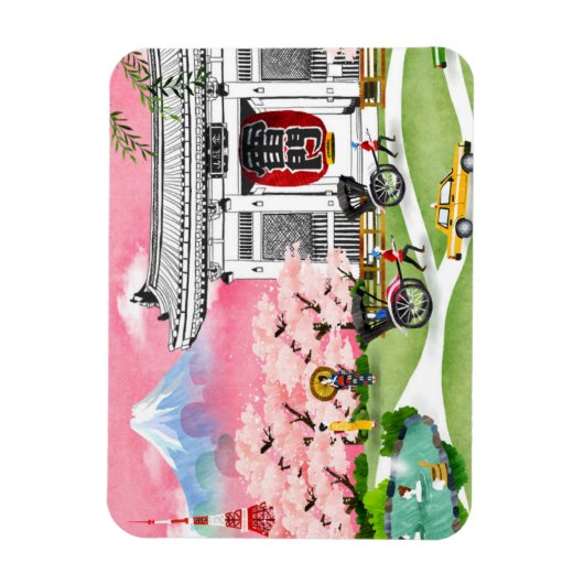 Japan Scene Magneet (Verticaal)