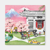 Japan Scene Magneet (Voorkant)