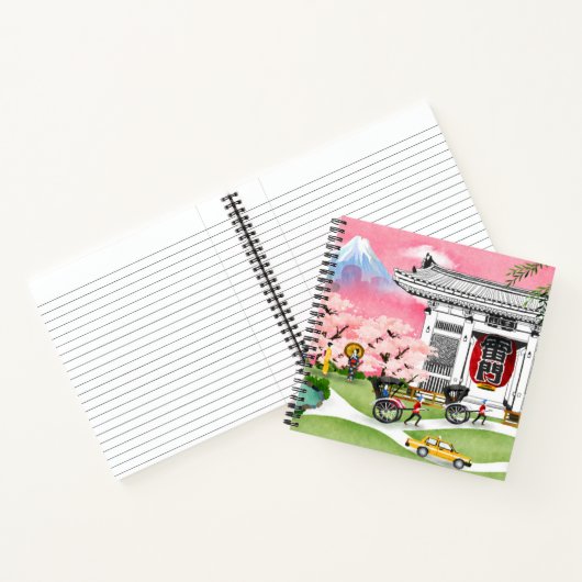 Japan Scene Notitieboek (Binnen)