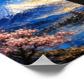 Japan: Scenic Spring Mount Fuji Art Souvenir Poster (Hoek)