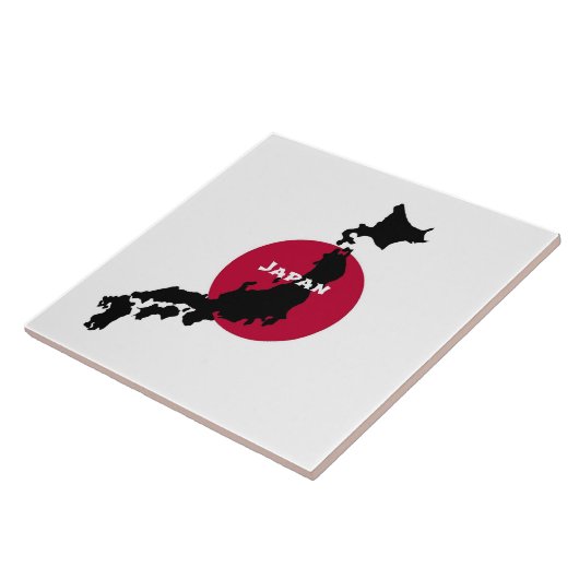 Japan Silhouet Tegeltje (Zijkant)
