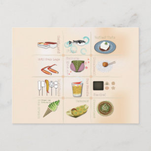 Japan Snack Food Briefkaart