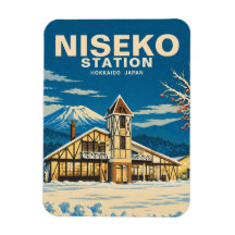 Japan Sneeuw Cultuur Niseko Station ニセコ駅