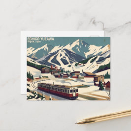 Japan Snow Culture Echigo Yuzawa越後湯沢 ポストカード Briefkaart