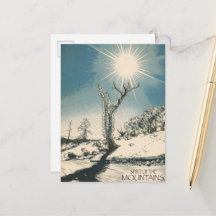 Japan Snow Culture Spirit of the mountain - ポストカード