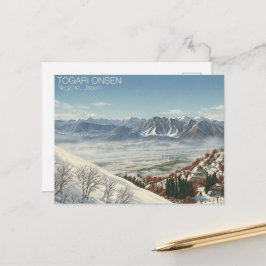 Japan Snow Culture Togari Onsen 戸狩温泉 - ポストカード Briefkaart