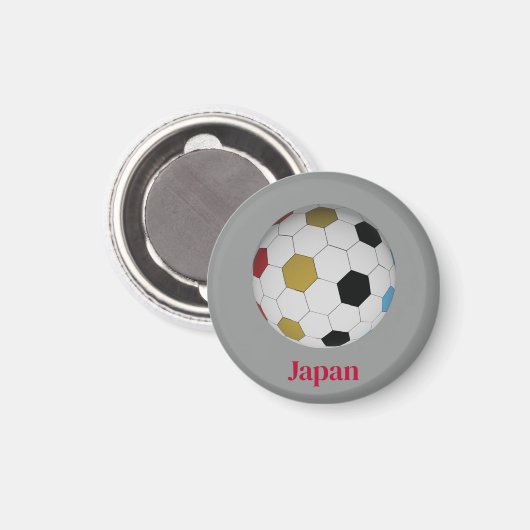Japan Soccer Magneet (Voorkant / Achterkant)