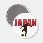 JAPAN SOCCER MAGNEET (Voorkant / Achterkant)