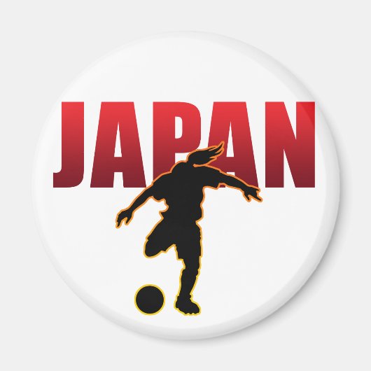 JAPAN SOCCER MAGNEET (Voorkant)